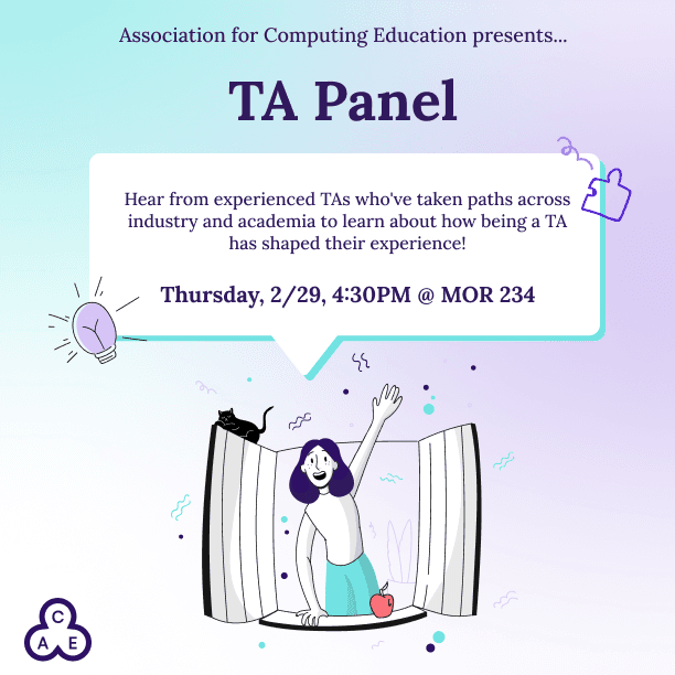 Graphic for Allen School TA Panel
