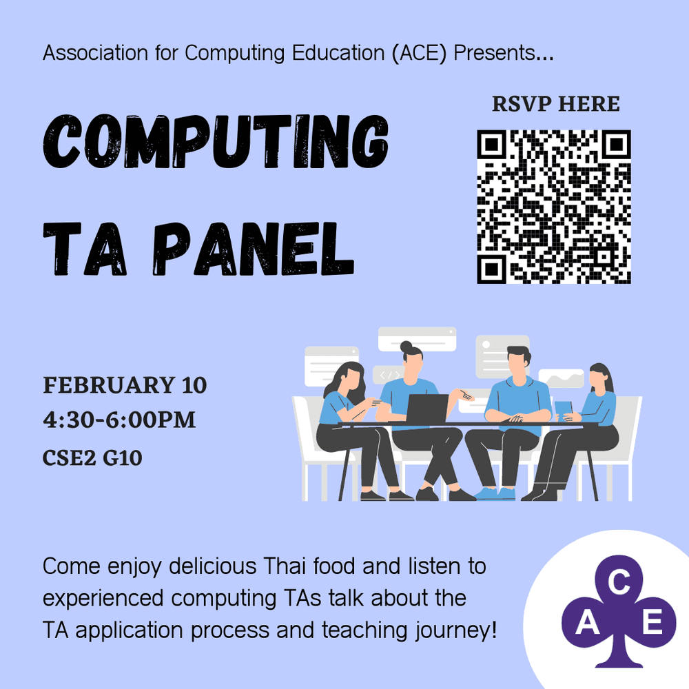 Graphic for Computing TA Panel