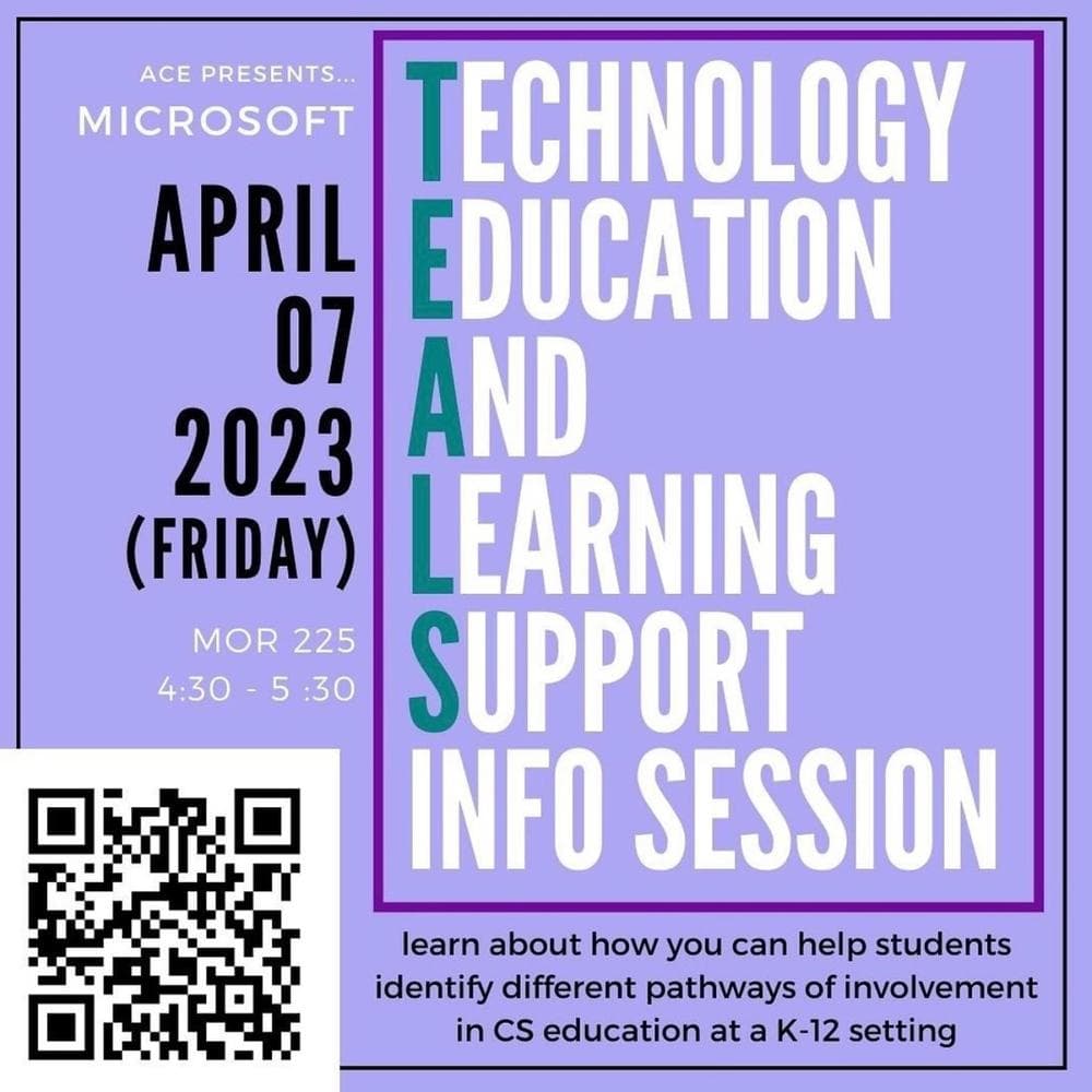 Graphic for Microsoft TEALS Info Session